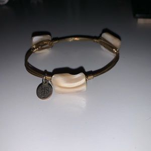 Bourbon and Bowties Cream Stone Bracelet